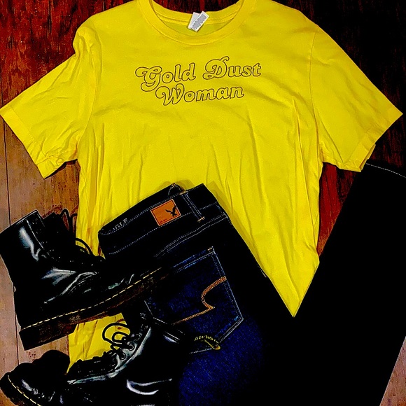 Tops - Gold dust woman shirt 💛